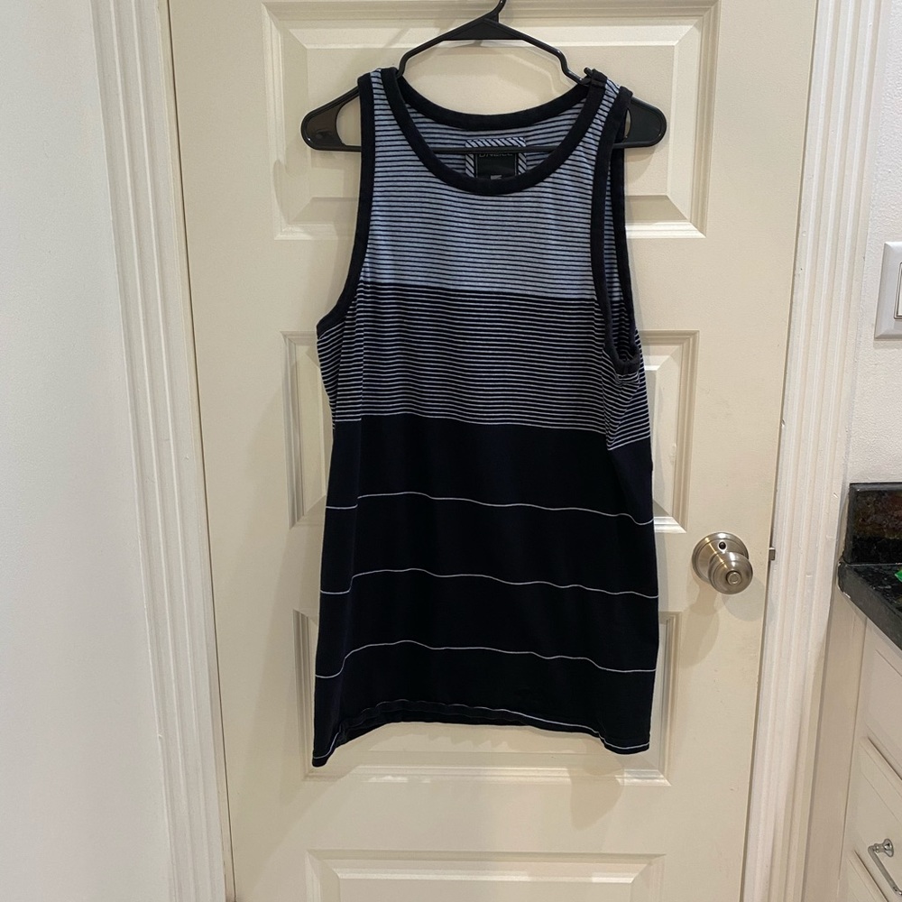 O’Neil striped tank top.
